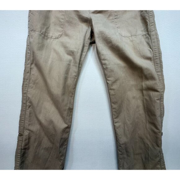 Gap Womens Chino Pants Size 12 Tan Relaxed Fit Style Pockets Casual - Picture 6 of 14